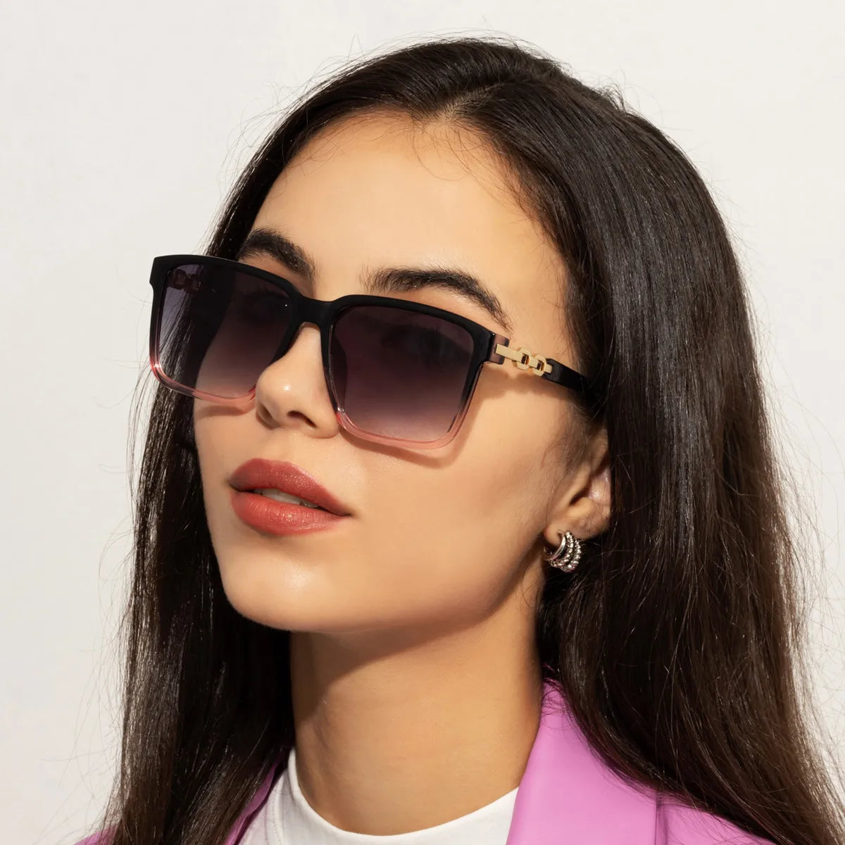 Fashionable square style women's sunglasses