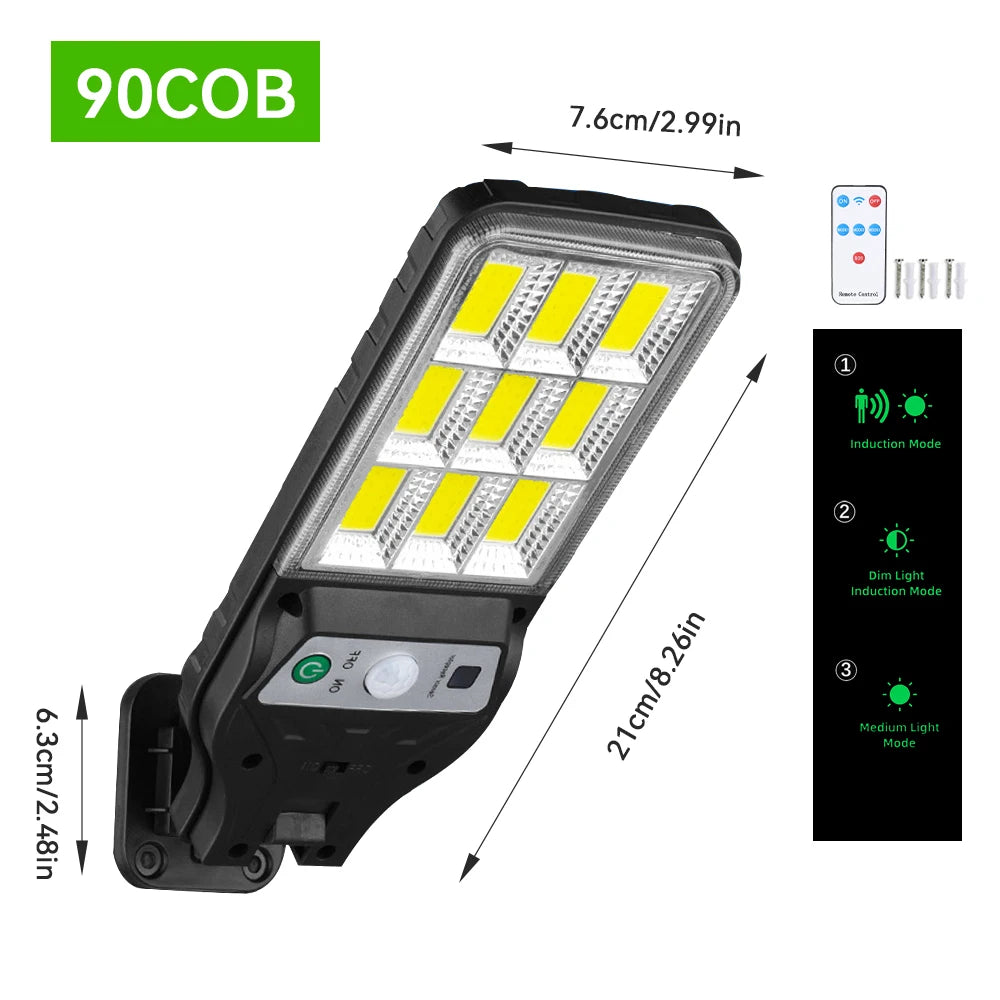 Motion sensor lamp for outdoor areas