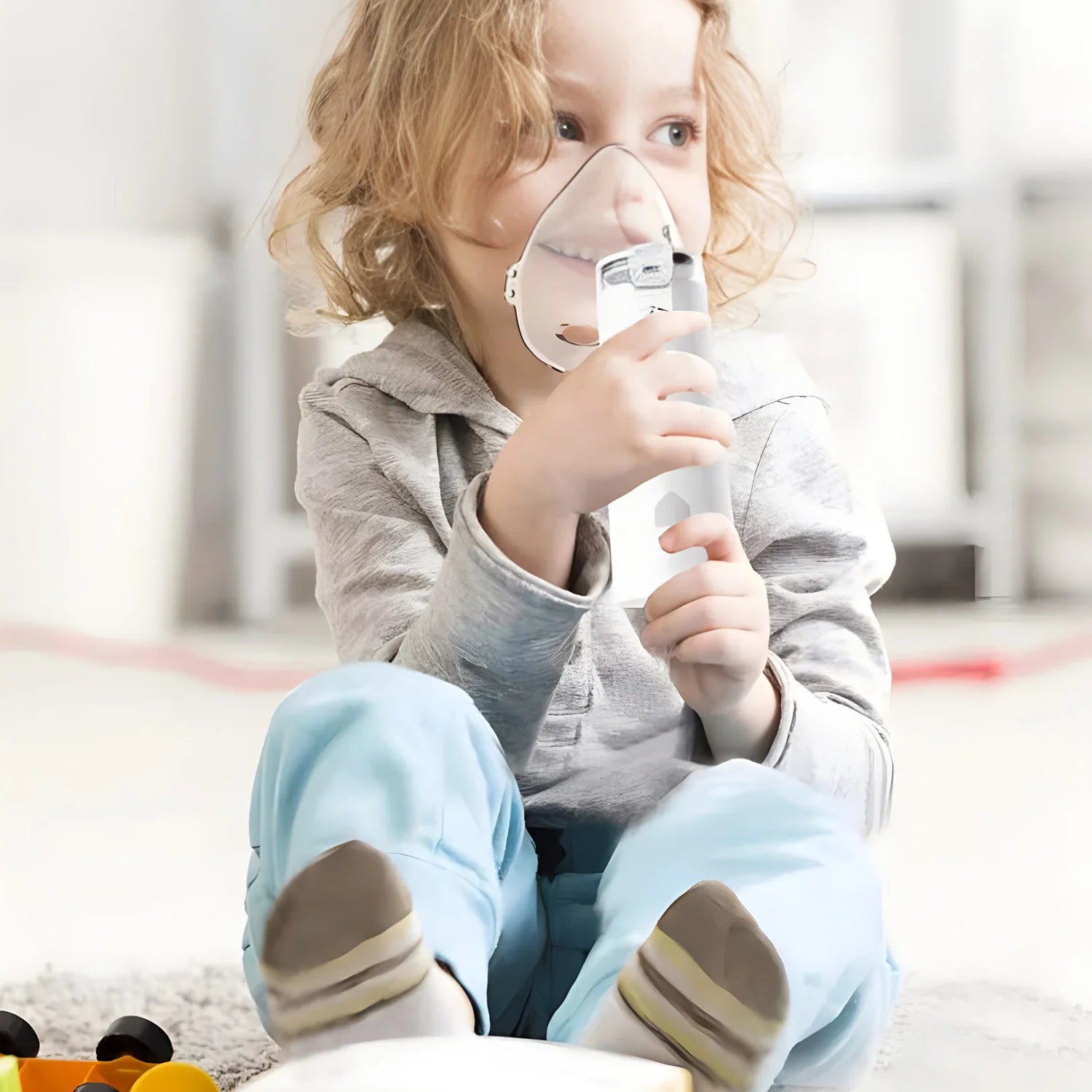 Portable silent medical nebulizer