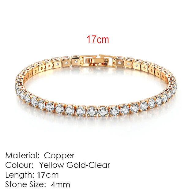 Multicolored bracelet for women with zirconia pendant