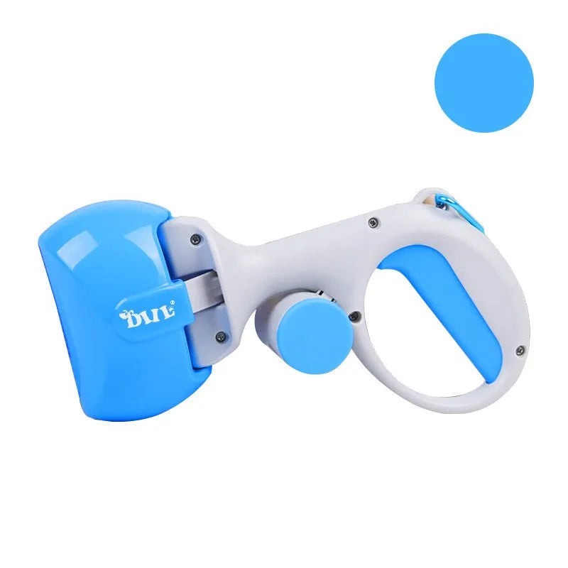 Portable outdoor dog poop scooper