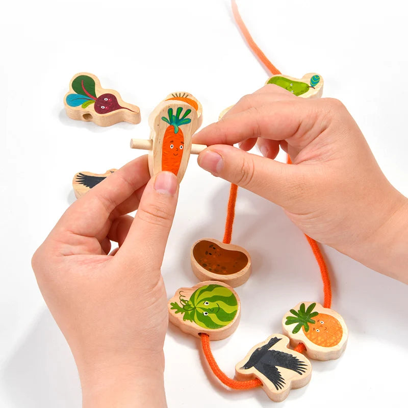 Montessori Block Stacking Game