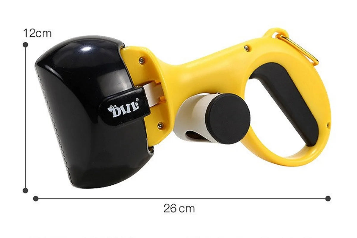 Portable outdoor dog poop scooper