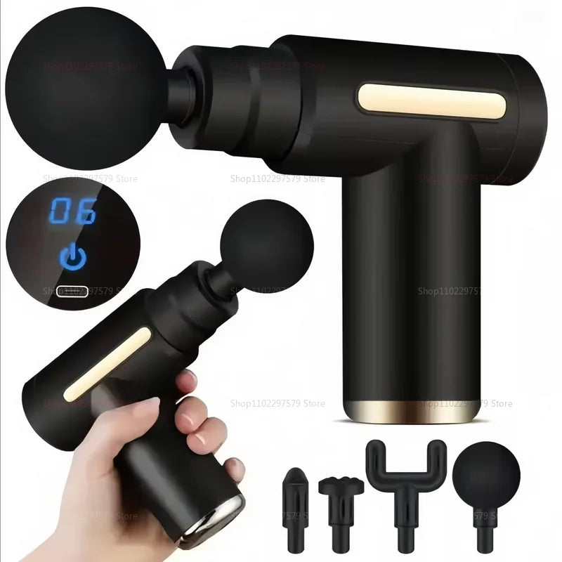 Mini USB massage gun for muscle relaxation