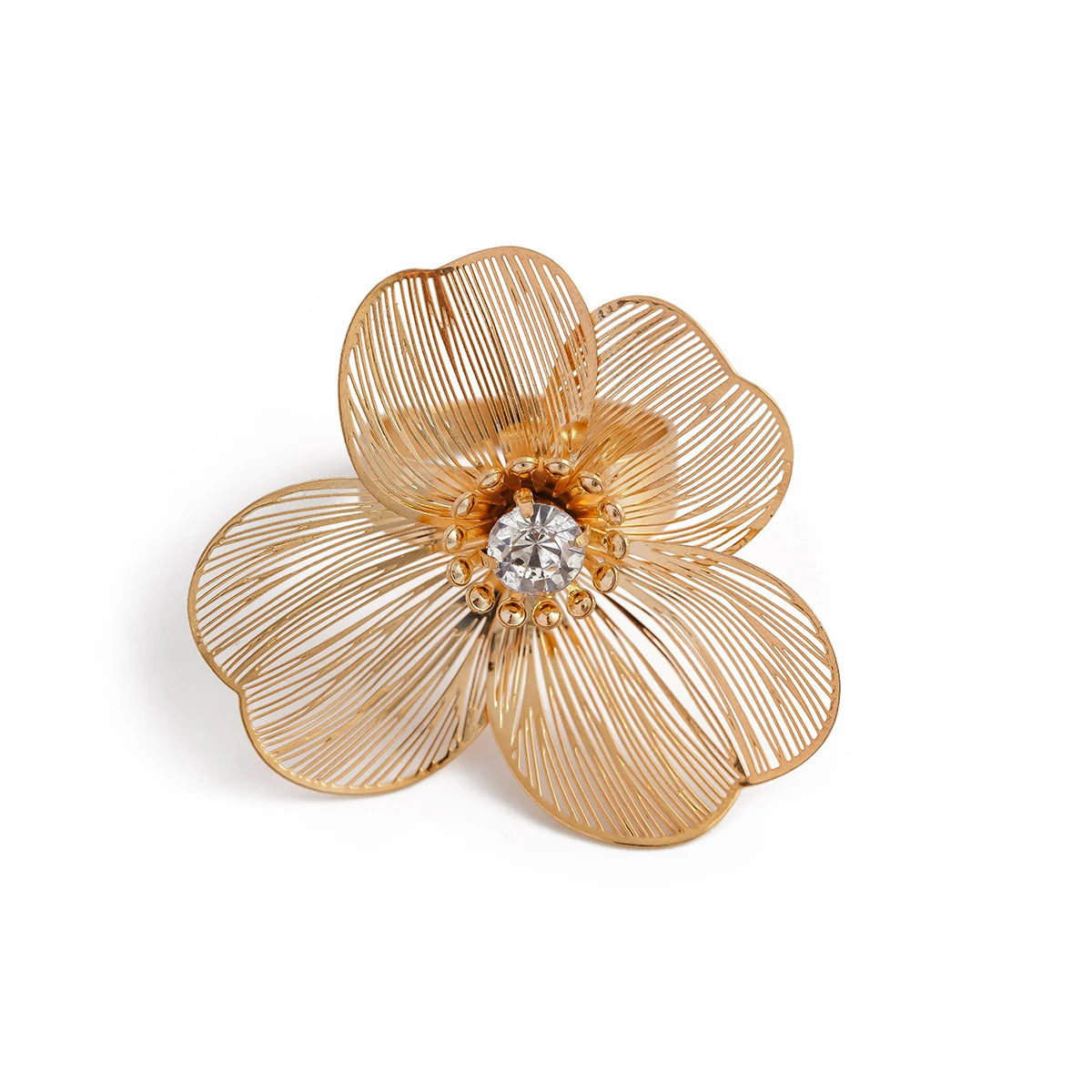 Elegant ginkgo leaf rings