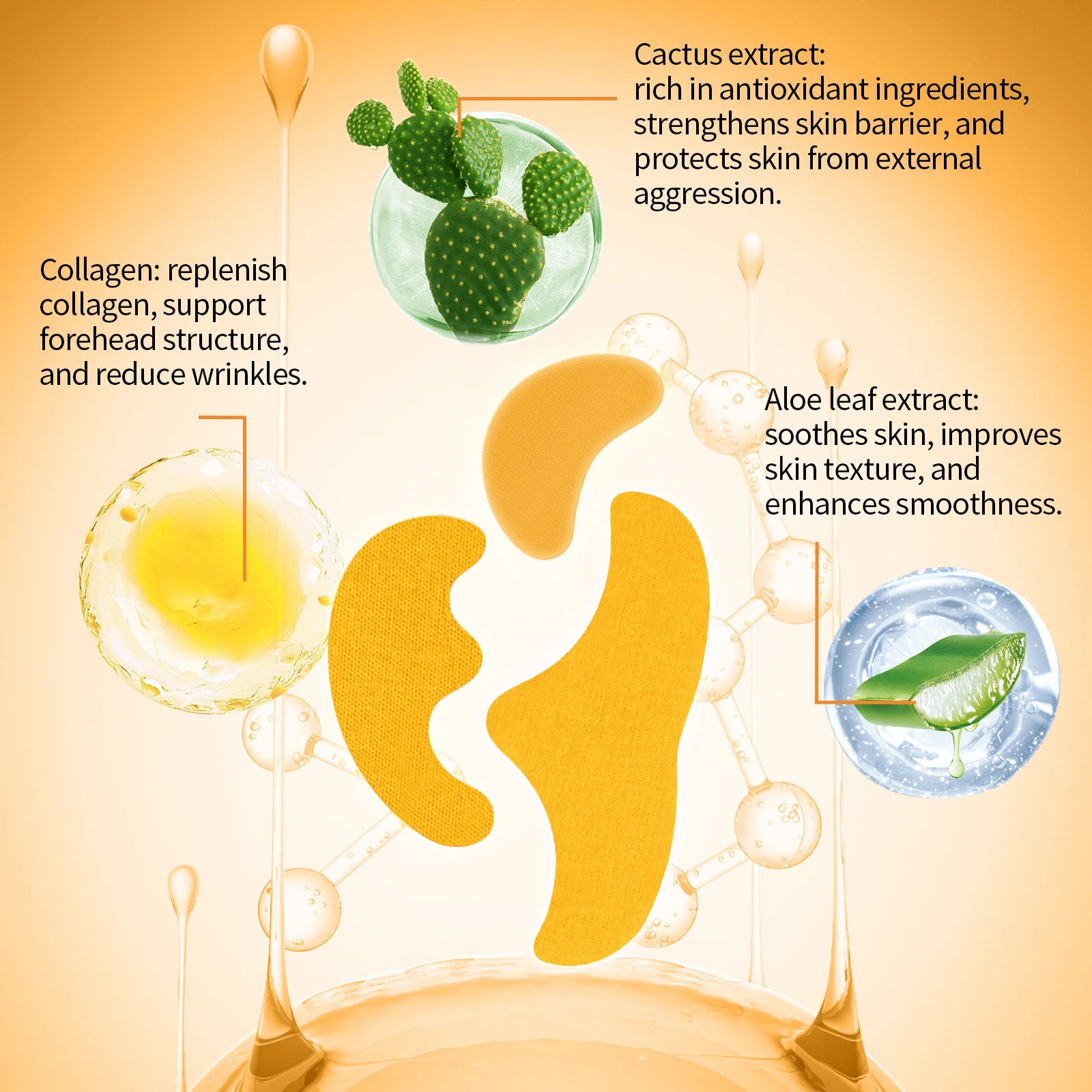 Anti-wrinkle face patches