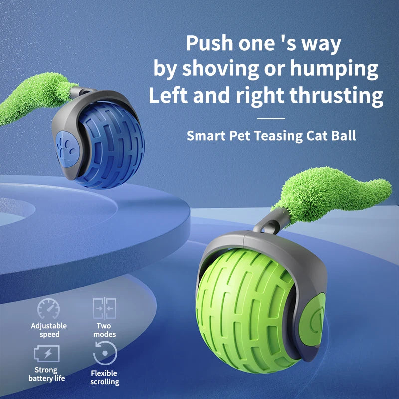 Interactive Cat Toy, Automatic Electric Rolling Ball