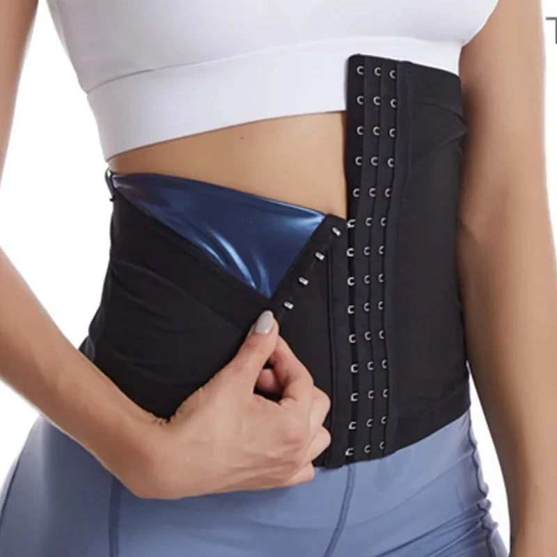 Premium waist shaping belt with sauna effect