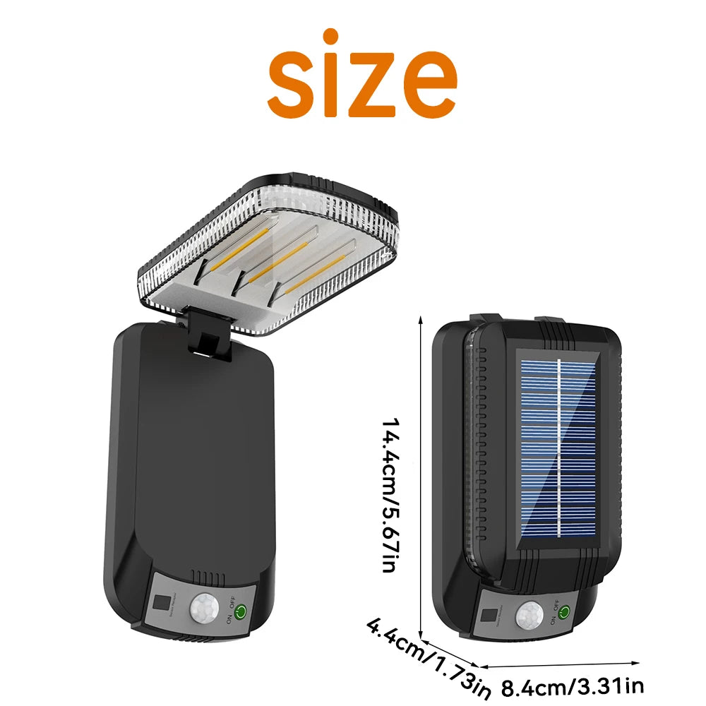 Motion sensor lamp for outdoor areas