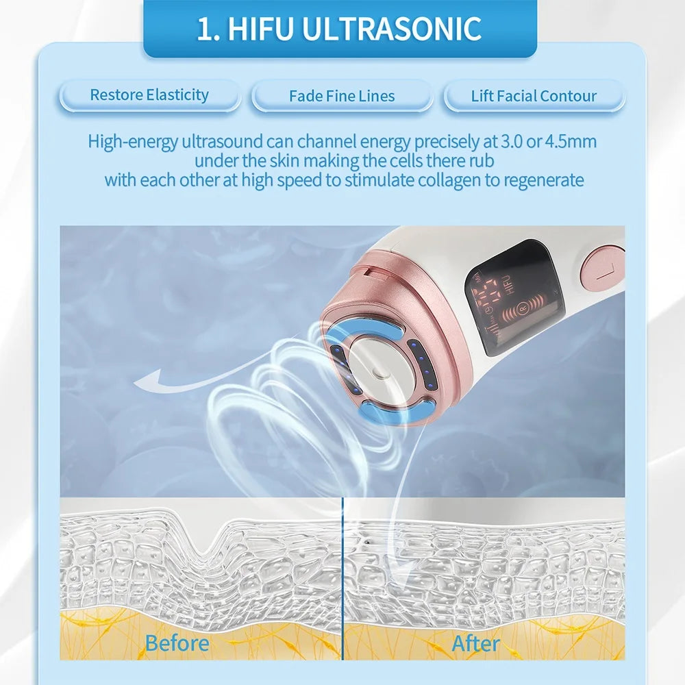 Mini HIFU Machine Ultrasonic RF EMS