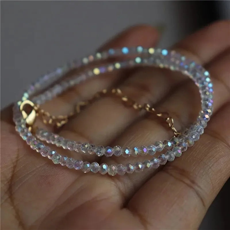Short shiny choker
