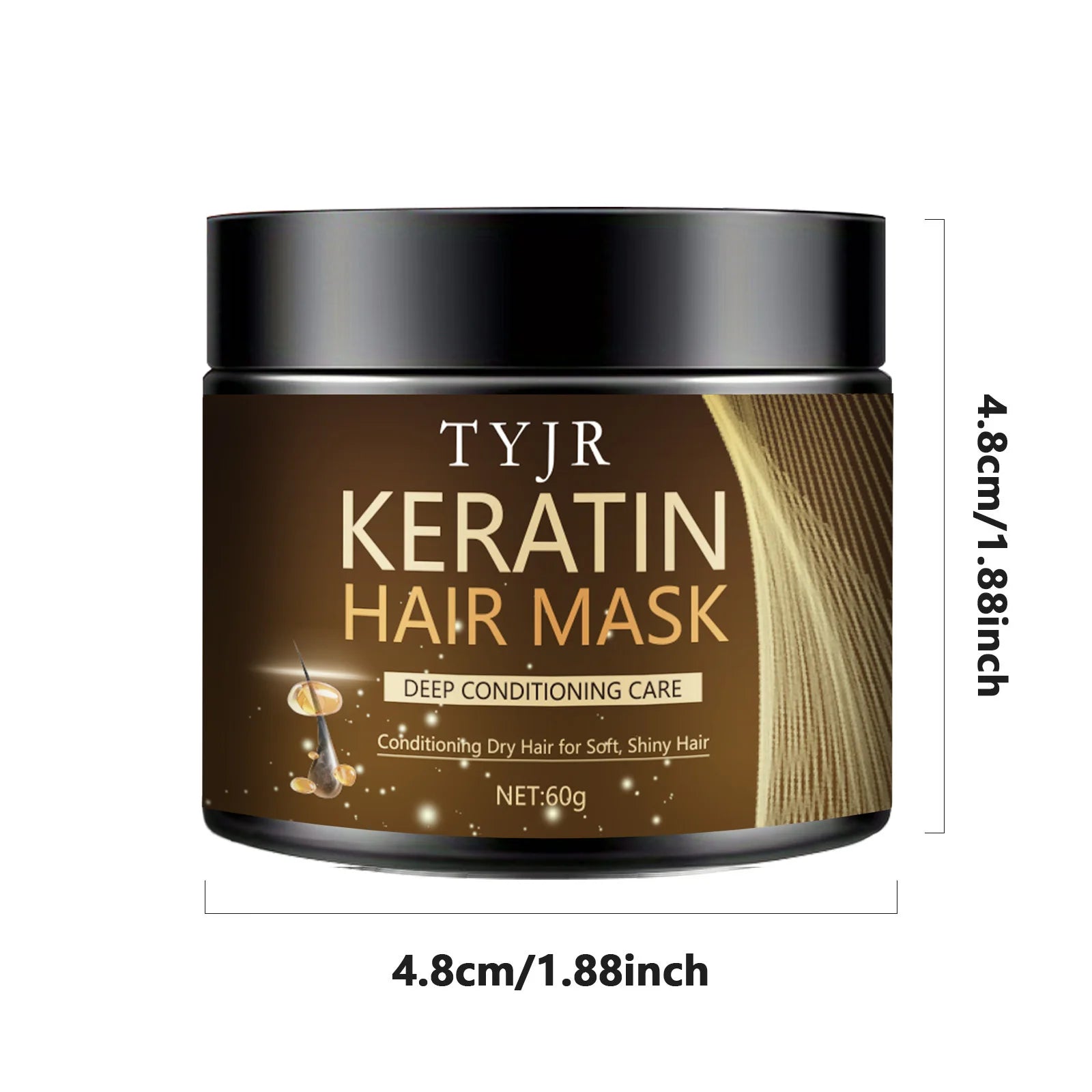 Professional Keratin Hair Mask for Deep Repair