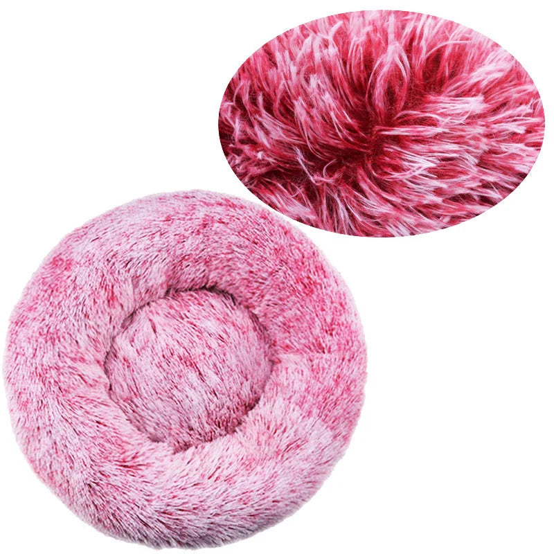 Super soft round pet bed