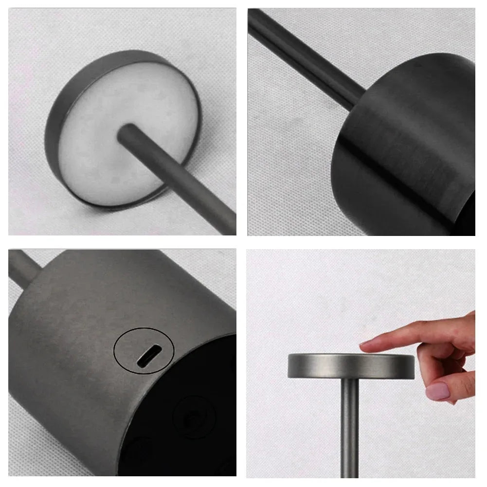 LED table lamp with touch sensor