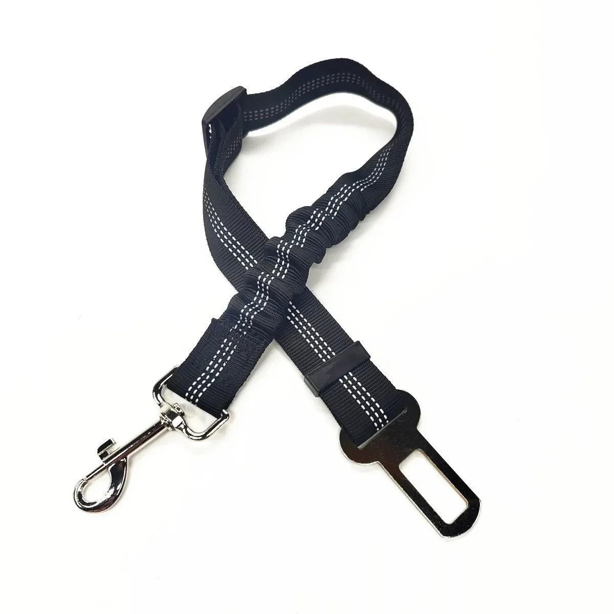Adjustable dog seat belt