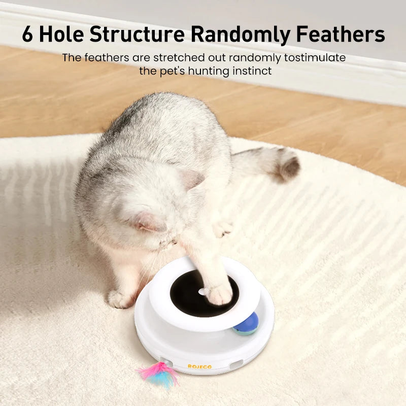 Smart automatic cat toy